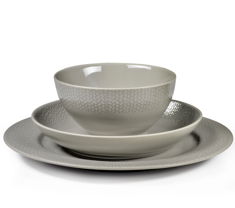 Assiettes, mugs et bols Grain de Malice Gris Médart de Noblat