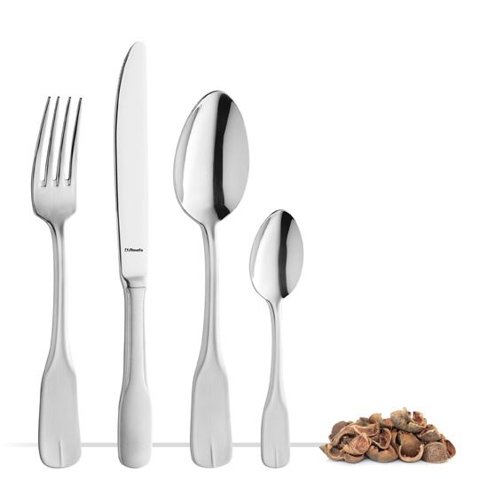 - 35% Ménagère 24 pièces Vieux Paris satiné. - 35% Ménagère 24 pièces Vieux Paris satiné composée de 6 couverts de chaque (couteau, fourchette, cuillère et petite cuillère) Acier : 18/0 Epaisseur : 3.0 mm Finition : satiné - 35% Ménagère 24 pièces Vieux Paris satiné. - 35% Ménagère 24 pièces Vieux Paris satiné composée de 6 couverts de chaque (couteau, fourchette, cuillère et petite cuillère) Acier : 18/0 Epaisseur : 3.0 mm Finition : satiné