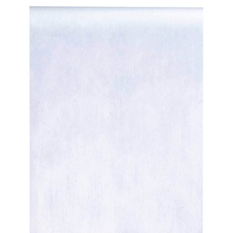 Chemin de table blanc 10 mètres x largeur 30 cm. Polyester non tissé.