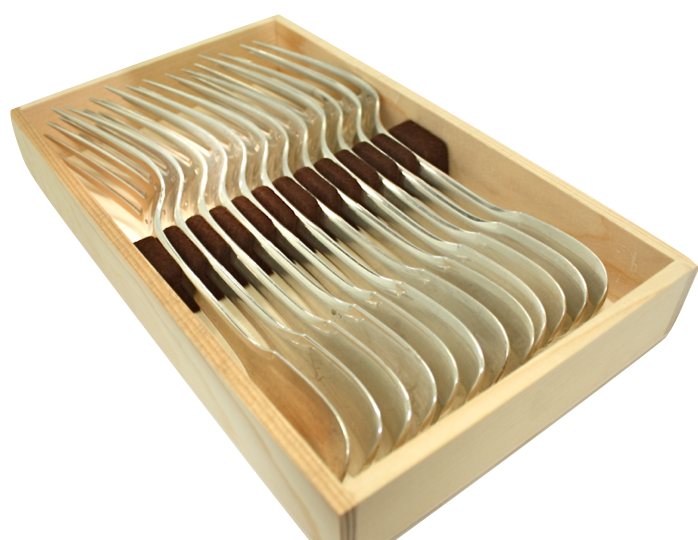 Cuvette Puzzle Rangement Argenterie Sur Mesure Pour 12 Cuilleres