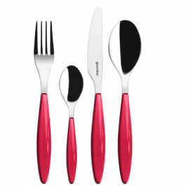 Couverts Guzzini Feeling rouges. Vente à l'unité.