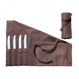 ikaufen Lot de 10 sacs de rangement argentés anti-ternissement pour argenterie, couverts, tissu avec ruban blanc pour ustensiles de cuisine
