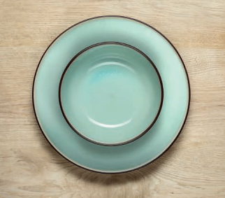 Médard De Noblat Feeling Bronze - Coffret 6 Assiettes Plates 26.5 Cm Grès Réactif