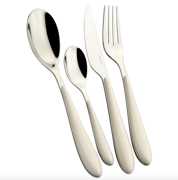 Couverts Bugatti Gioia Ivoire à l'untité!