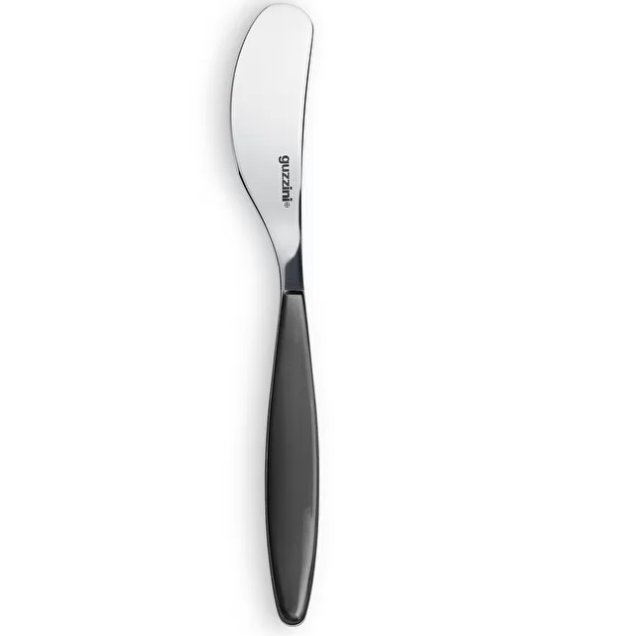 Guzzini Feeling Buttermesser – 16 Cm, Grau, Aus ABS/SAN & Edelstahl