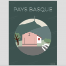 Affiche "Pays-basque"