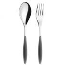 Couverts de SERVICE Feeling Guzzini Gris Foncé (1 set de 2 pièces)