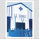 Affiche "Le Garage Saint-Jean-de-luz"