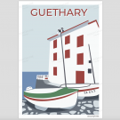 Affiche "Port de Guethary"