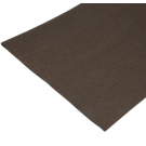 Coupon de tissu feutre anti-oxydant Marron pour recouvrir les couverts (non adhésif) 70 x 45 cm.