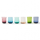 Lot de 6 Verres à Eau Bitossi