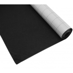 Rouleau Noir: Coupon de tissu feutre anti-oxydant autocollant pour couvrir la base du tiroir 70 x 45 cm