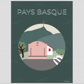 Affiche "Pays-basque"