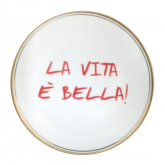 Assiette à dessert Bitossi La Vita E' Bella 17 cm.