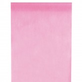 Chemin de table Rose, rouleau de 10 mètres, largeur 30 cm.