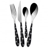 -20% Couverts POIS, couleur NOIRE, marque Bugatti.