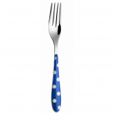 Fourchette de table Pois Bleu, vendue à l'unité