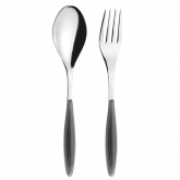 Couverts de SERVICE Feeling Guzzini Gris Foncé (1 set de 2 pièces)