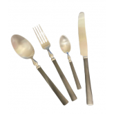 -60% Ménagère 24 pièces couverts Herdmar Celta noirs et inox mat