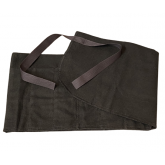 Housse marron pour 12 petites pièces. 