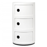 Rangement Componibili 3 éléments Kartell blanc brillant