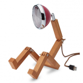 -30% Lampe Mini Wattson Piffany rouge/framboise