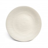 Assiette plate Magma Ivoire Médard de Noblat, diamètre 27 cm, vendu par 6, prix par pièce