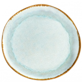 Assiette plate Shadow Aqua Médard de Noblat, diamètre 26 cm, vendu par 6, prix par pièce