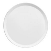 Assiette plate Yaka Blanc Médard de Noblat, diamètre 27 cm. Vendues par 6.