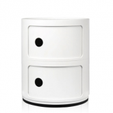 Rangement Componibili 2 éléments Kartell blanc