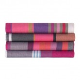 Lot de 4 Serviettes de table Pivoine Tissage de luz , 42 x 42 cm