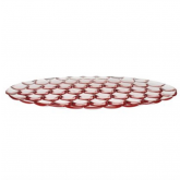 Set de 4 assiettes de présentation Jellies Kartell couleur Rose
