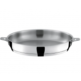 Poêle Asana non revêtue Cuisinox, diamètre 24 cm, poignée non fournie