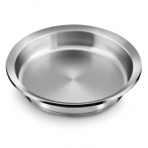 Poêle non revêtue Ycône Cuisinox en inox, diam 24cm