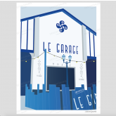 Affiche "Le Garage Saint-Jean-de-luz"