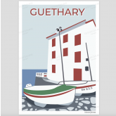 Affiche "Port de Guethary"