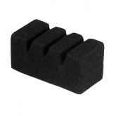 Support Noir pour 3 pièces de service