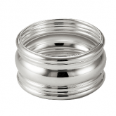 Rond de serviette Milleraie en métal-argenté