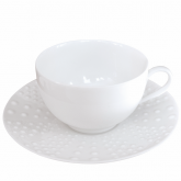 Tasse et soucoupe à café Sania 11 cl vendue par 6, prix par pièce. Médard de Noblat.