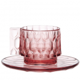 Set de 4 tasses à café Jellies Kartell rose