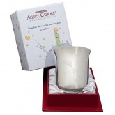 Coffret Timbale Petit Prince en métal argenté