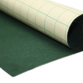 Rouleau Vert foncé: Coupon de tissu feutre anti-oxydant autocollant pour couvrir la base du tiroir (45 x 70 cm)