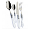 Couverts de table Bugatti Aladdin Blanc bague brillante