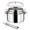 -30% Série 3 casseroles + 1 poignée Eclipse Cuisinox, Inox, diam 16, 18 et 20 cm