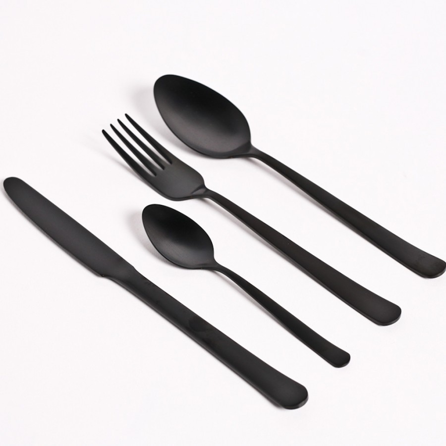 Set De 24 Pieces Oslo Noir Mat De La Marque Herdmar Livre Dans