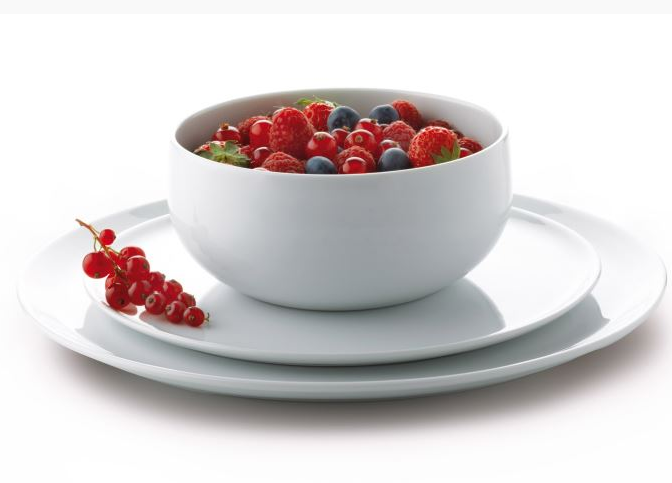 Assiette Carrée Plastique Dur Blanc 18x18cm (20 Utés