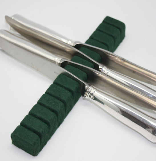 Rangement Couverts Pour Tiroir Vert Fonce Support Pour Couteaux
