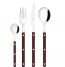 couverts marron