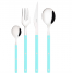 couverts turquoise