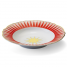 assiette rouge bitossi